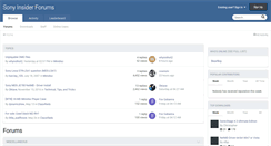 Desktop Screenshot of forums.sonyinsider.com